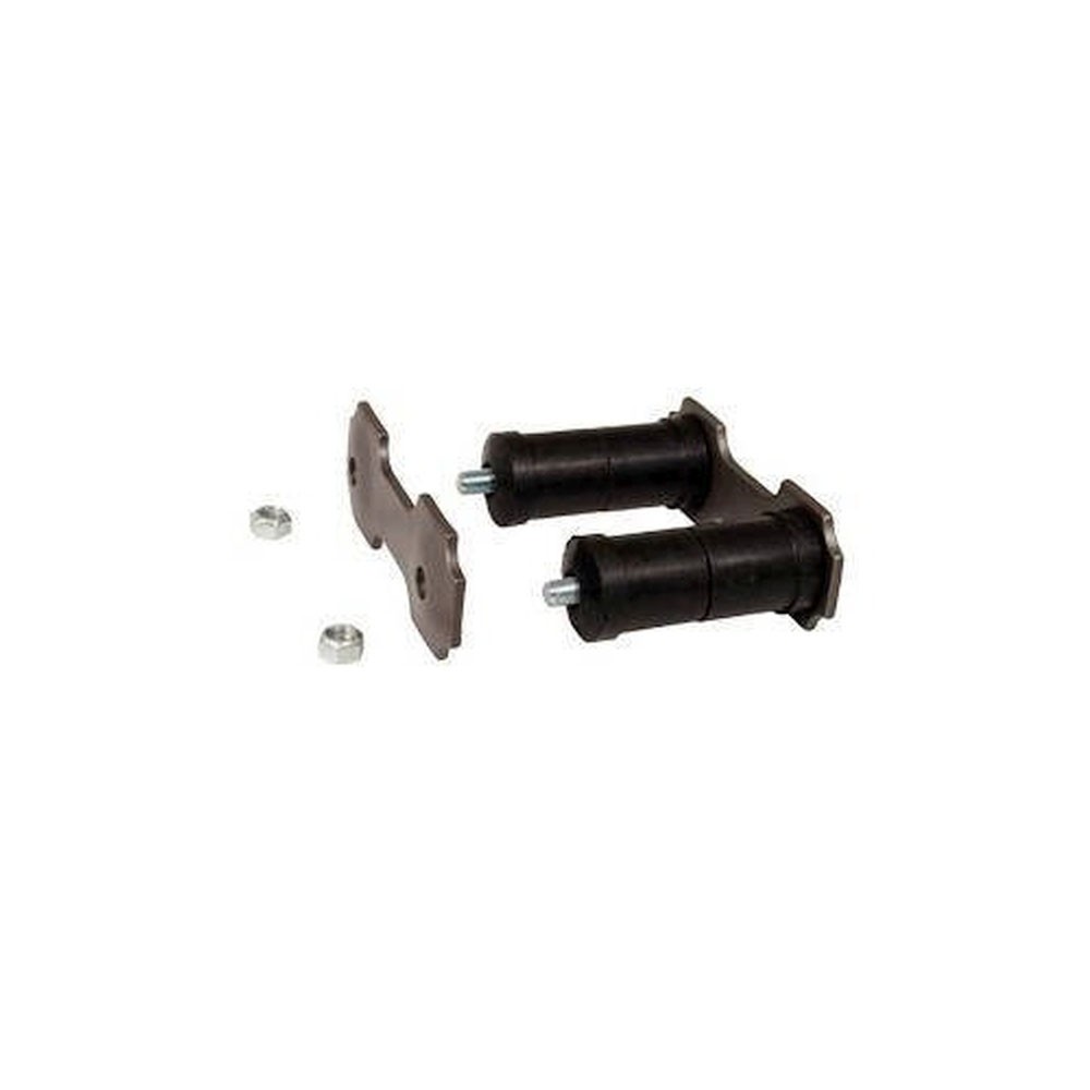 Scott Drake Leaf Spring Shackle C5ZZ-5776-K; Black Rubber