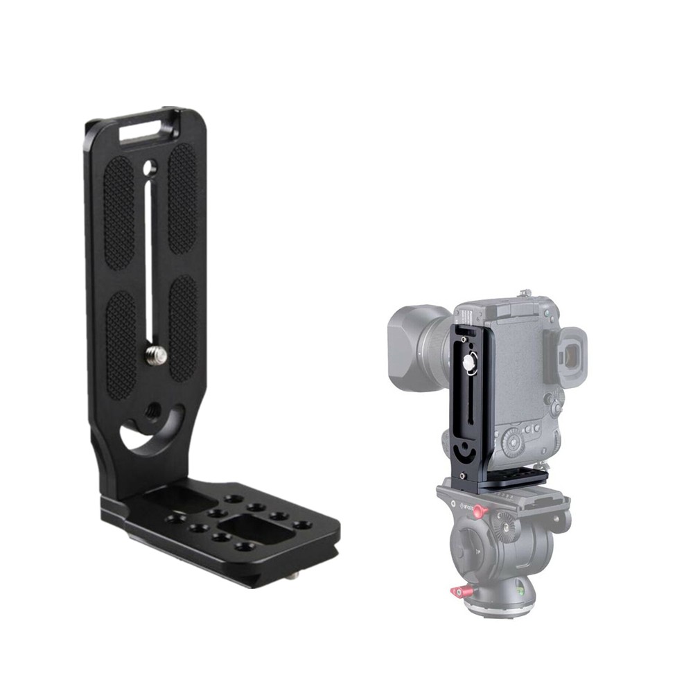 Camera L Bracket Vertical Horizontal Switching Tripod Head Quick Release Plate m