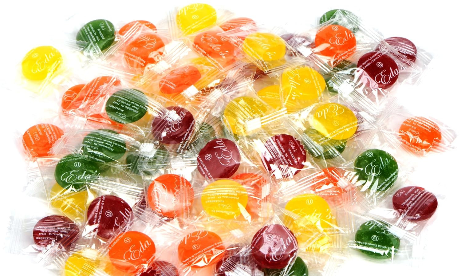 Sugar Free Sour Mix Hard Candy, ONE POUND, individually wrapped
