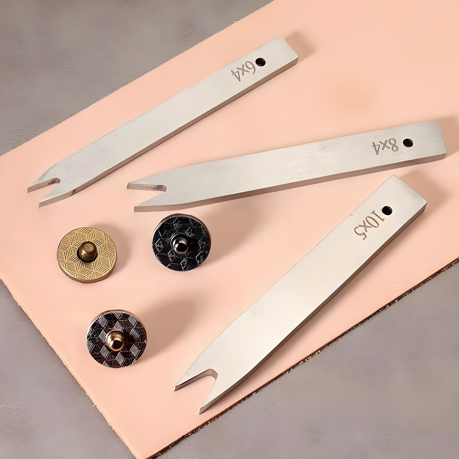 Leather Craft Magnetic Snap Hole Punch Tool Slot Cutter for DIY 1PCS
