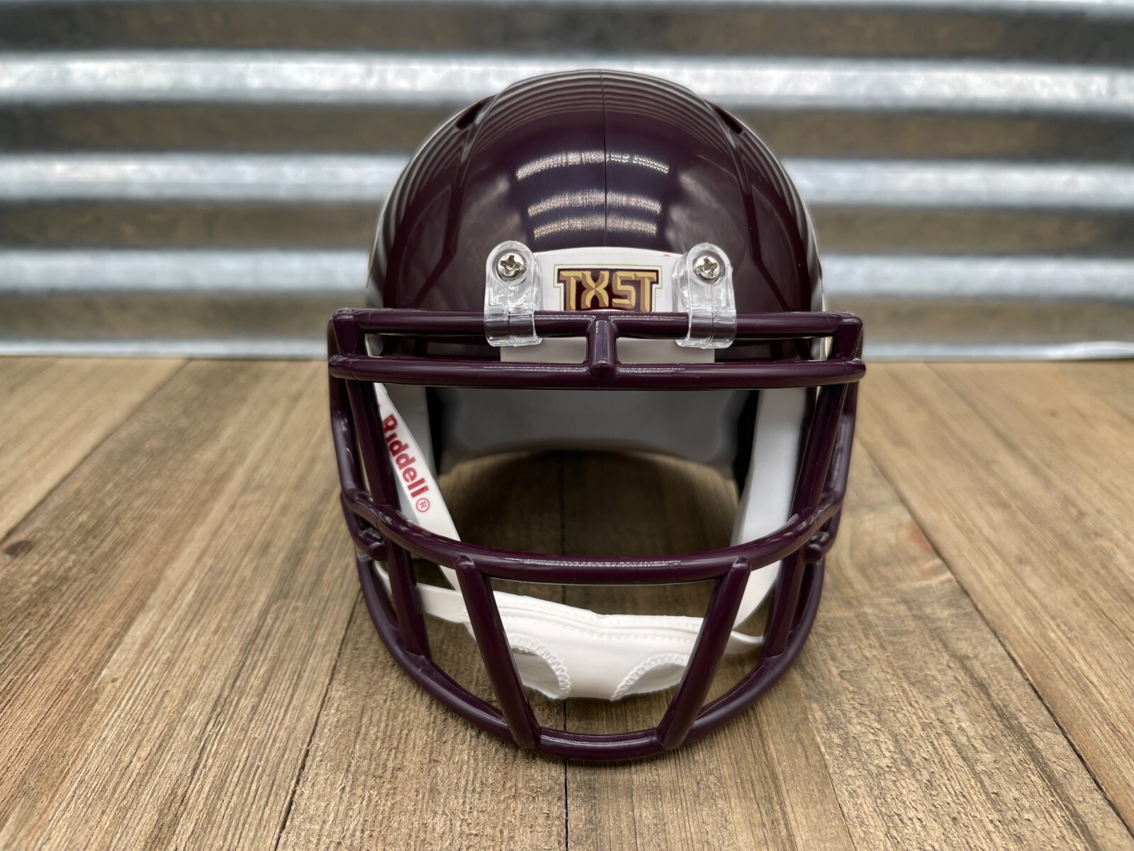 Custom Texas State Bobcats Speed Mini Helmet
