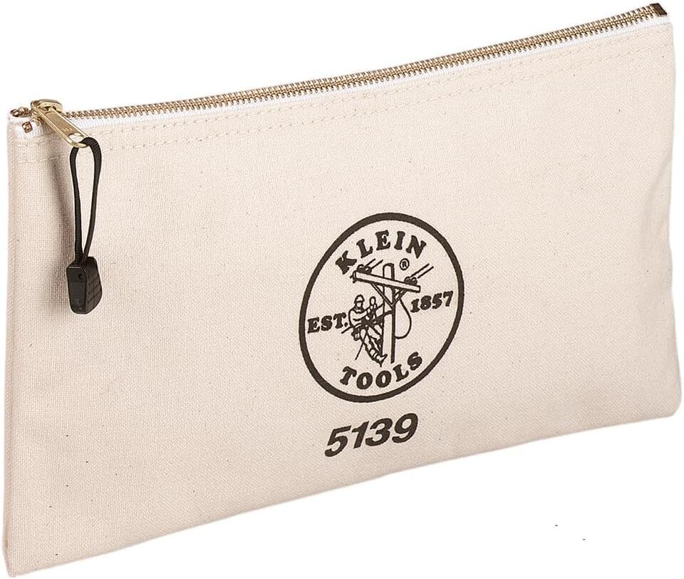 Canvas Zipper Bag Klein Tools 5139