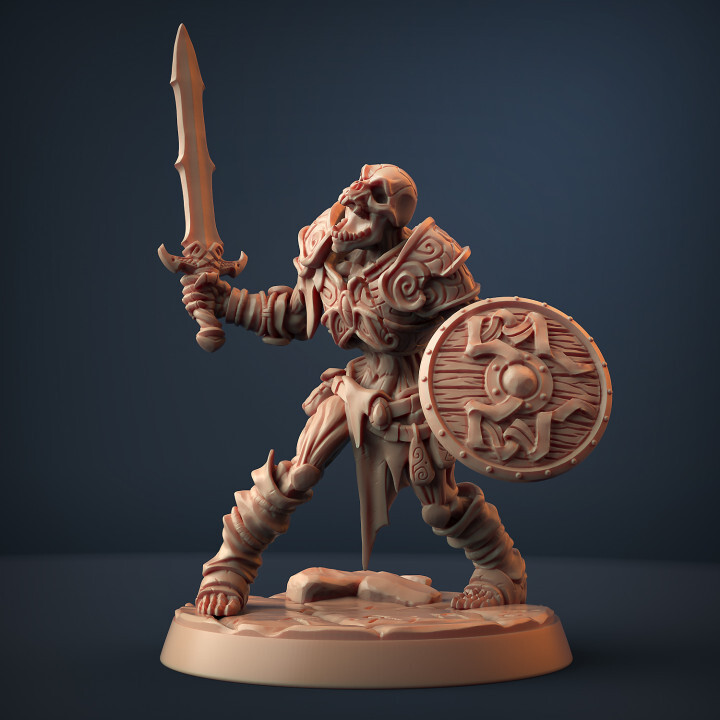 Undead Draugar A - Artisan Guild - Fantasy Dungeons and Dragons Miniature