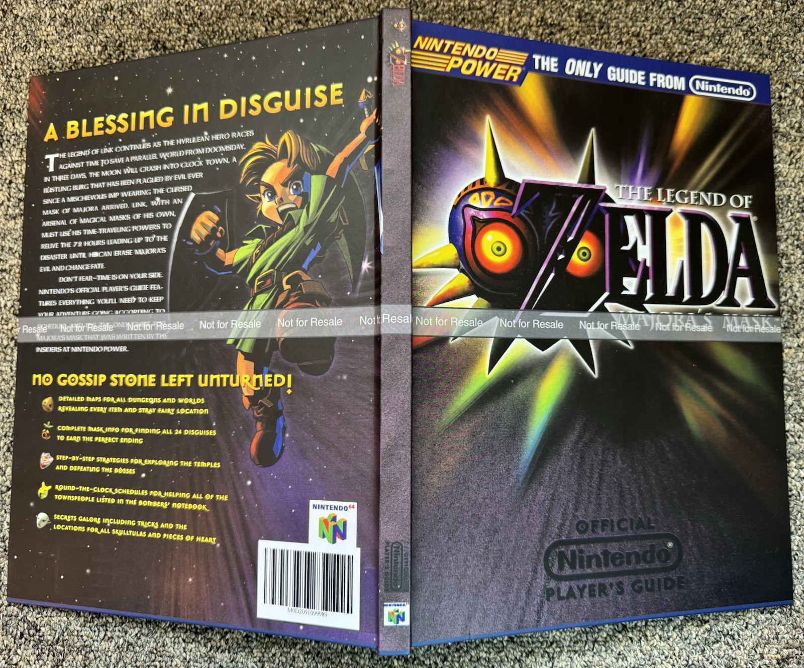 The Legend of Zelda: Majora’s Mask Custom Hardcover Strategy Guide Matte