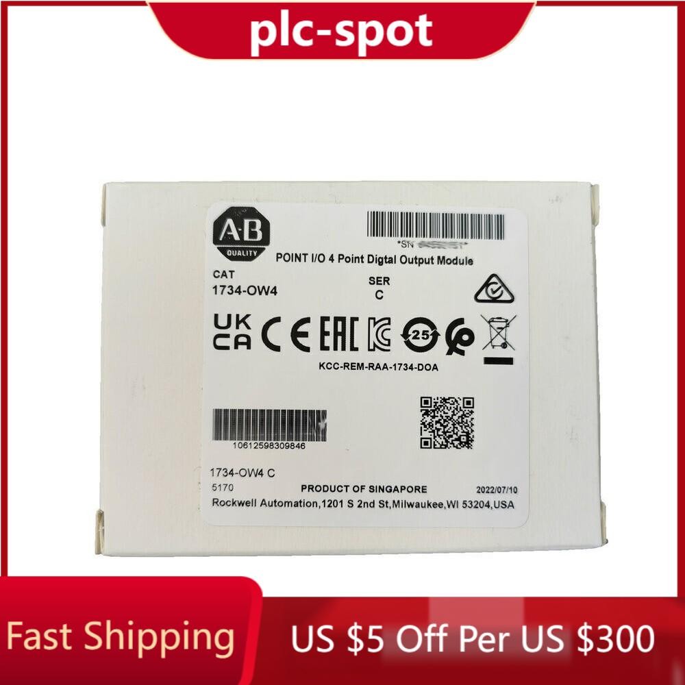 New AB 1734-OW4 Point I/O 4 Point Digital Output Module 1734OW4 In US Free Tax