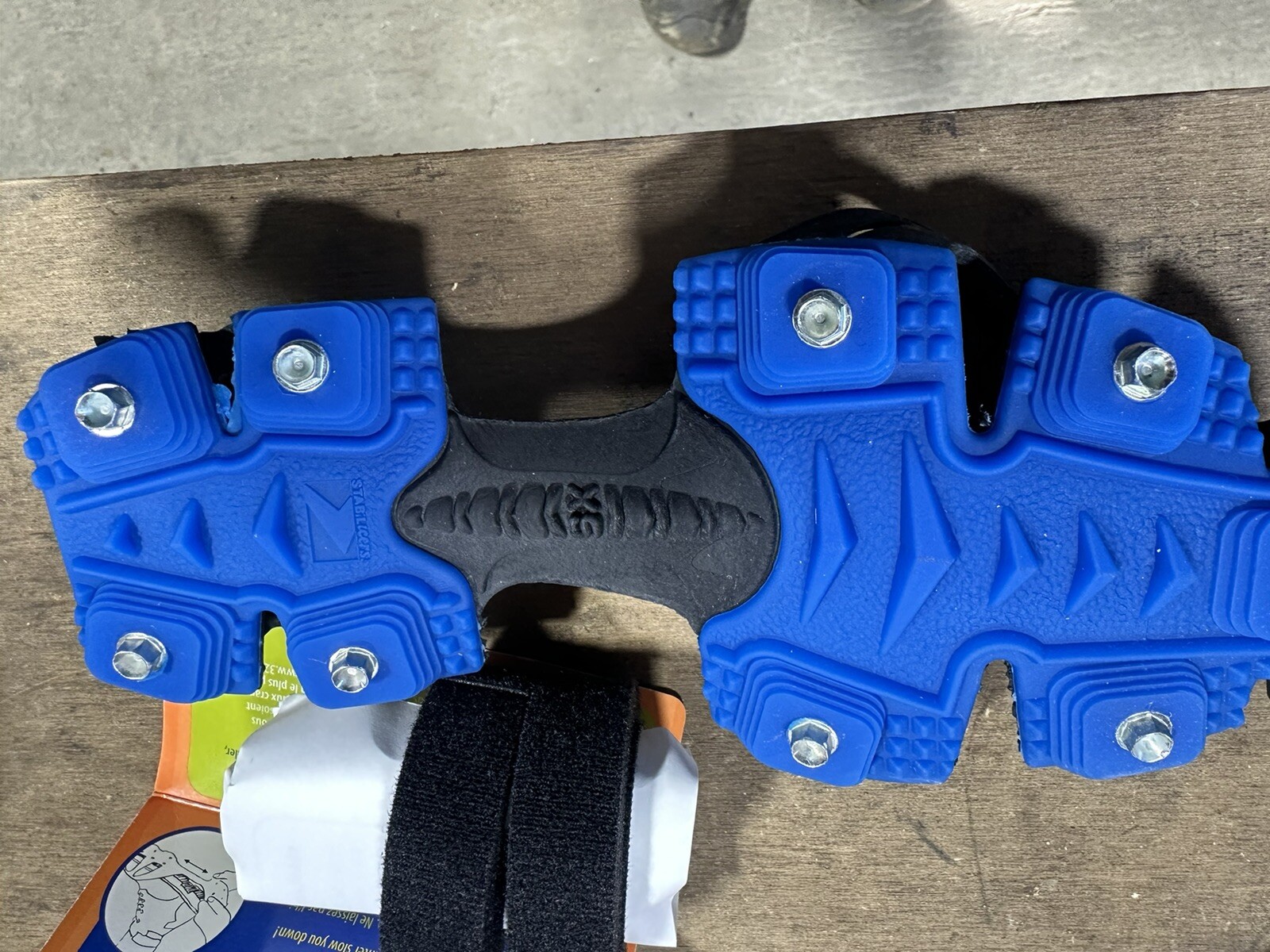 Stabilicers Sport Extra Small, ￼ Blue Walking Hiking Running Traction Cleats