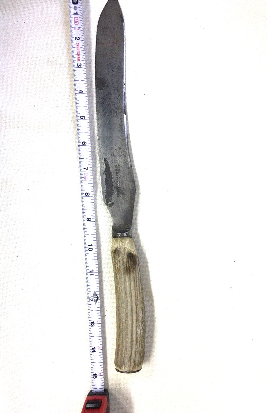 Antique 1880’s Harrison Bro’& Howson Cutlers To He Majesty Stag Handle Knife #25