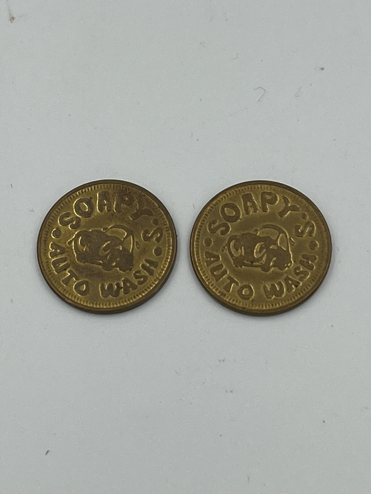 Soapy's Car auto Wash Token tokens lot of 2