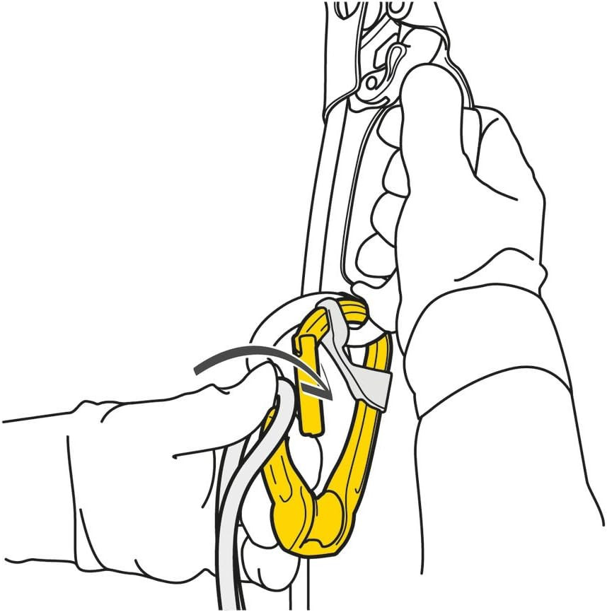 ROLLCLIP a Pulley Carabiner - Triact-Lock (Gate Side Opening)