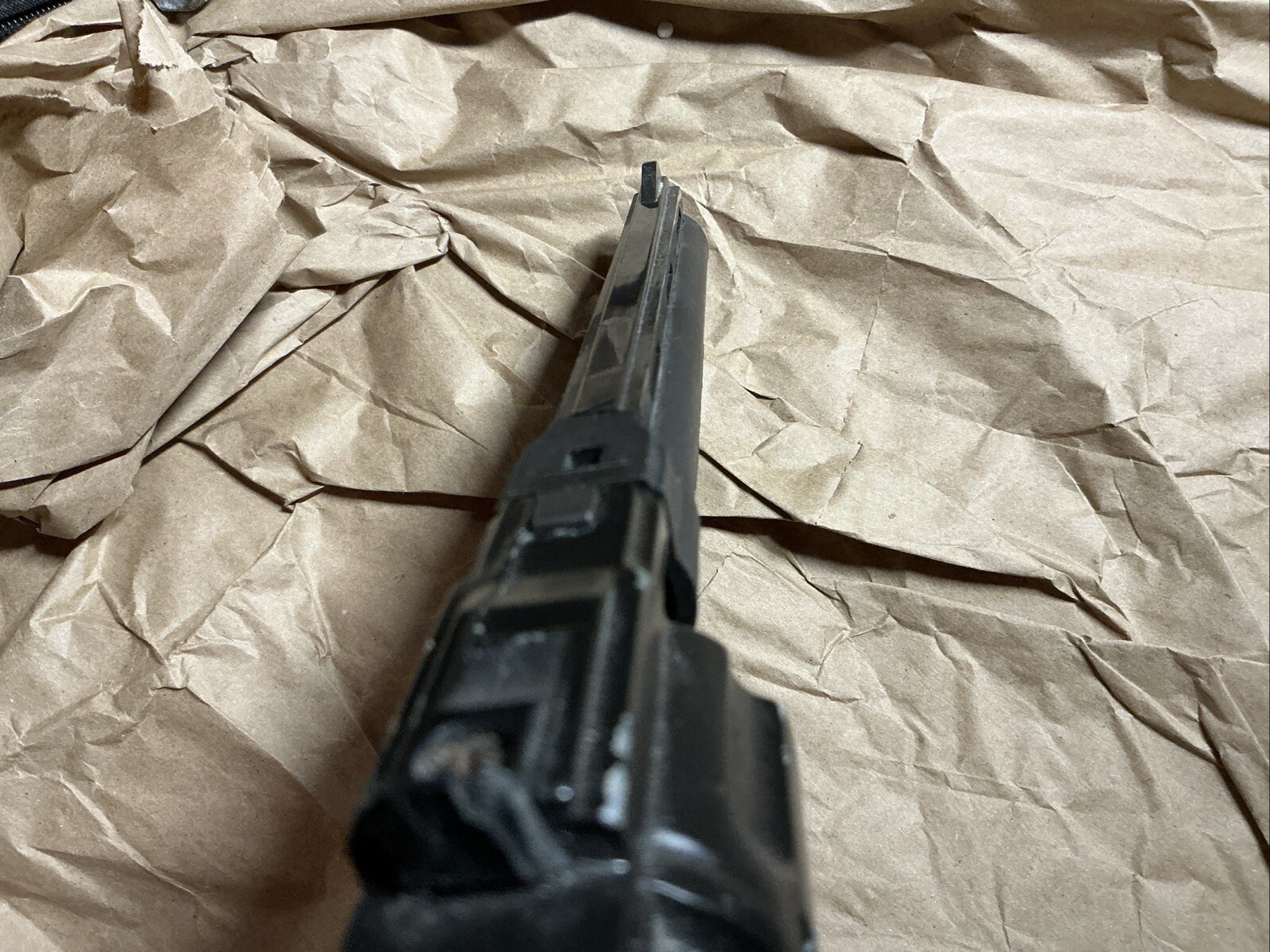 Crossman 357 pellet gun pistol Needs A Spring Adjust, Does Fire Functional