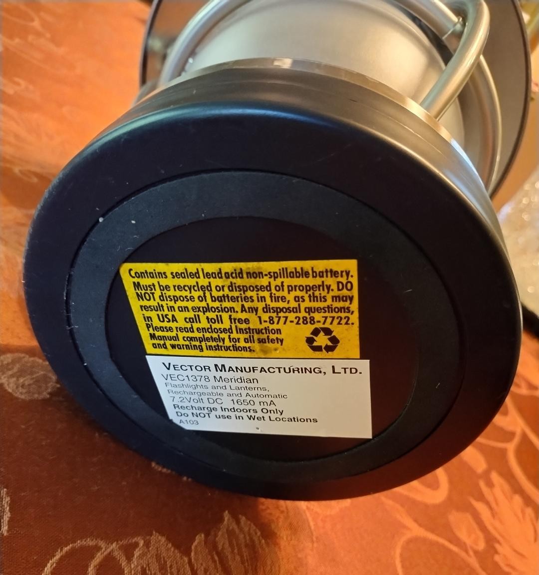 Vector Manufacturing LTD Brand Battery Operated Lantern