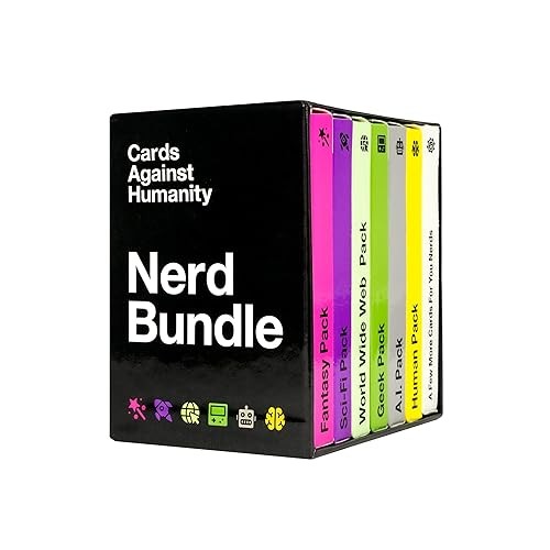 Cards Against Humanity: Nerd Bundle • 6 Nerdy Themed Packs + 1...