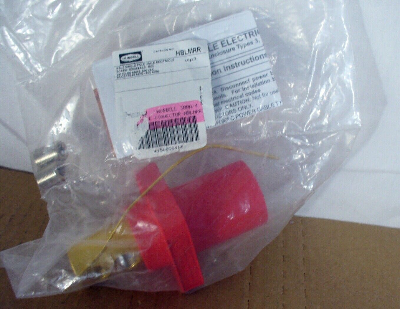 HUBBELL 300A/400A Male Connector HBLMRR - 1Pc - New