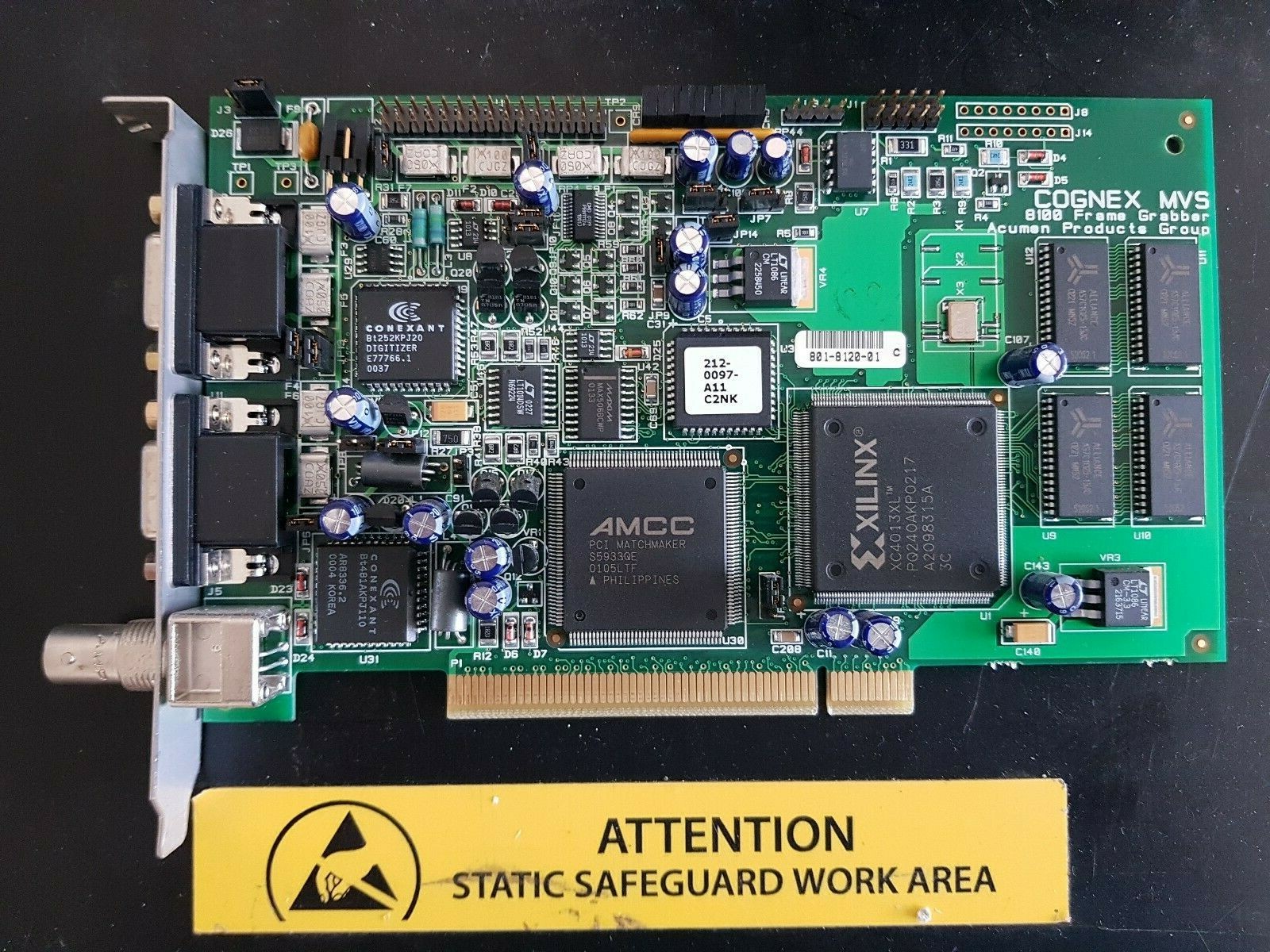 Cognex MVS 8100 Frame Grabber VPM-8100Q-001-P Rev A Opt H