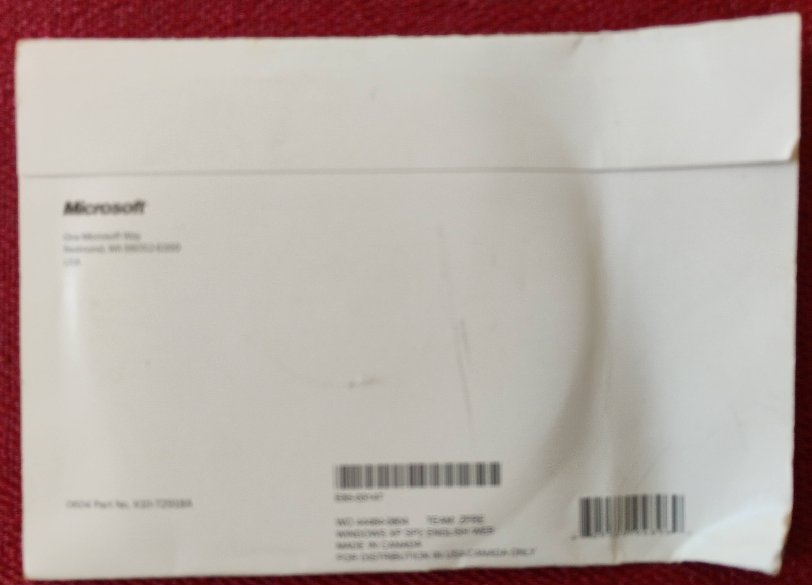 Windows XP Service Pack 2 CD disk