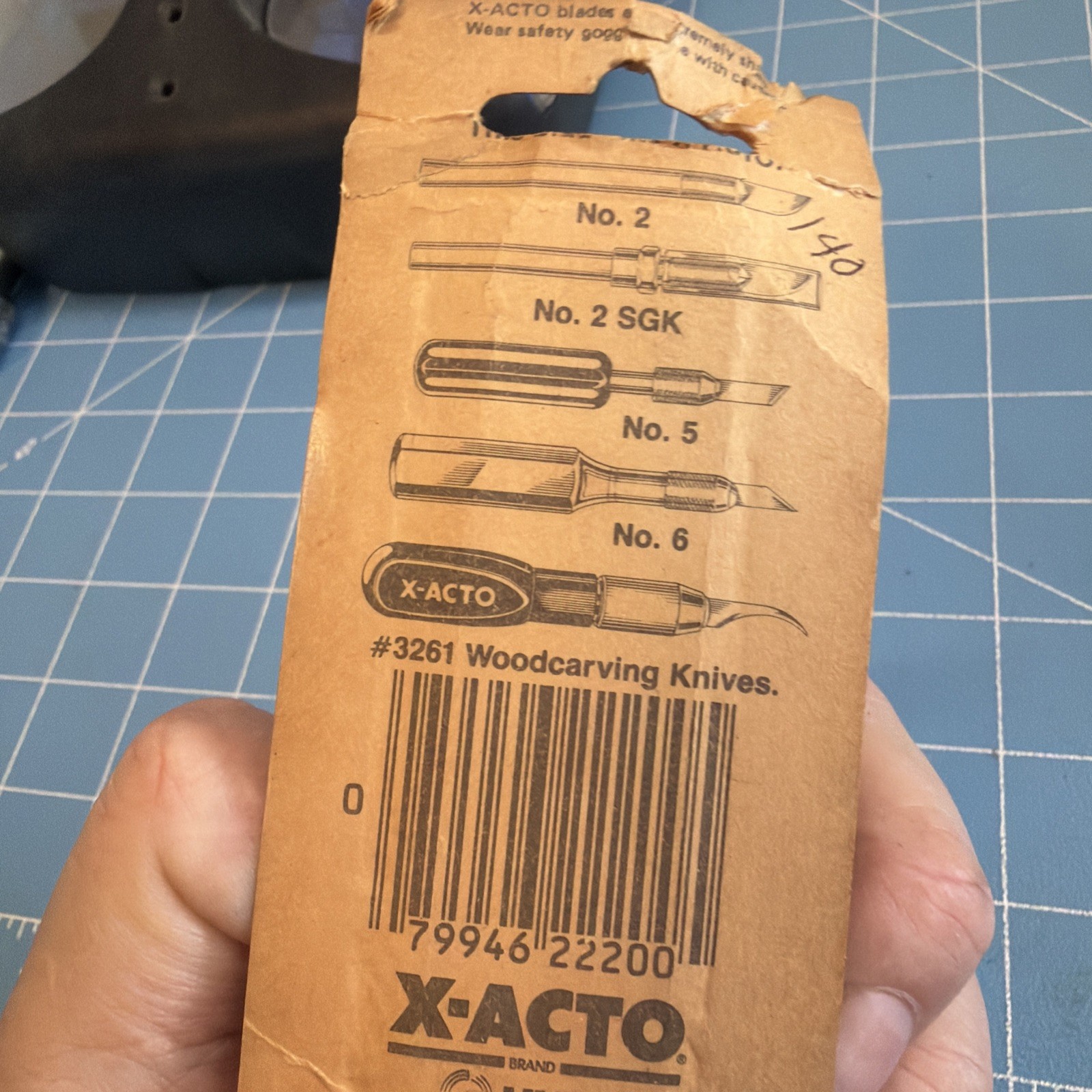 X-acto No. #22 Replacement Refill Knife Blades 5-Pieces