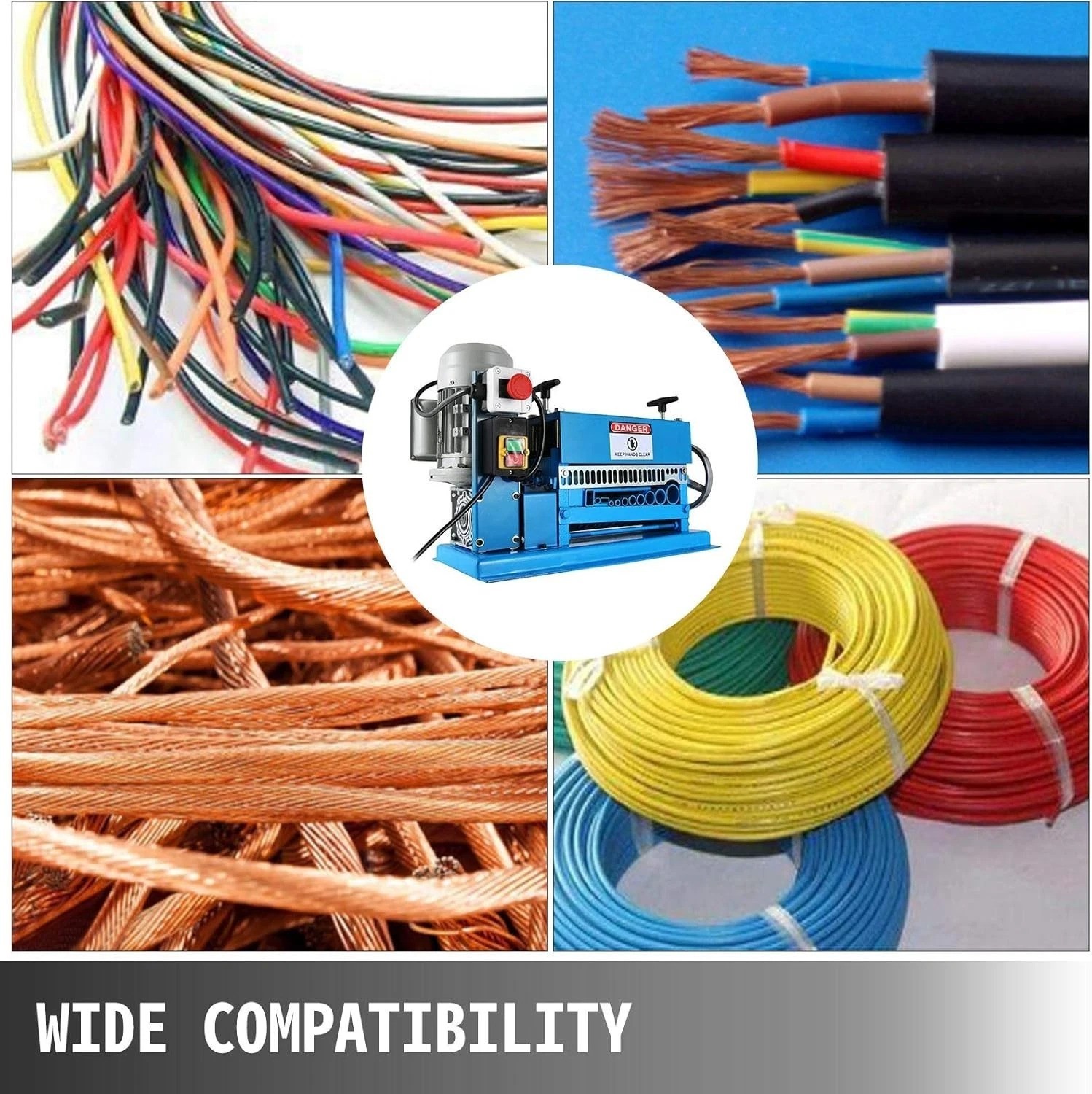 Automatic Electric Wire Stripper for Copper Recycling - 370W Power, Easy to Use