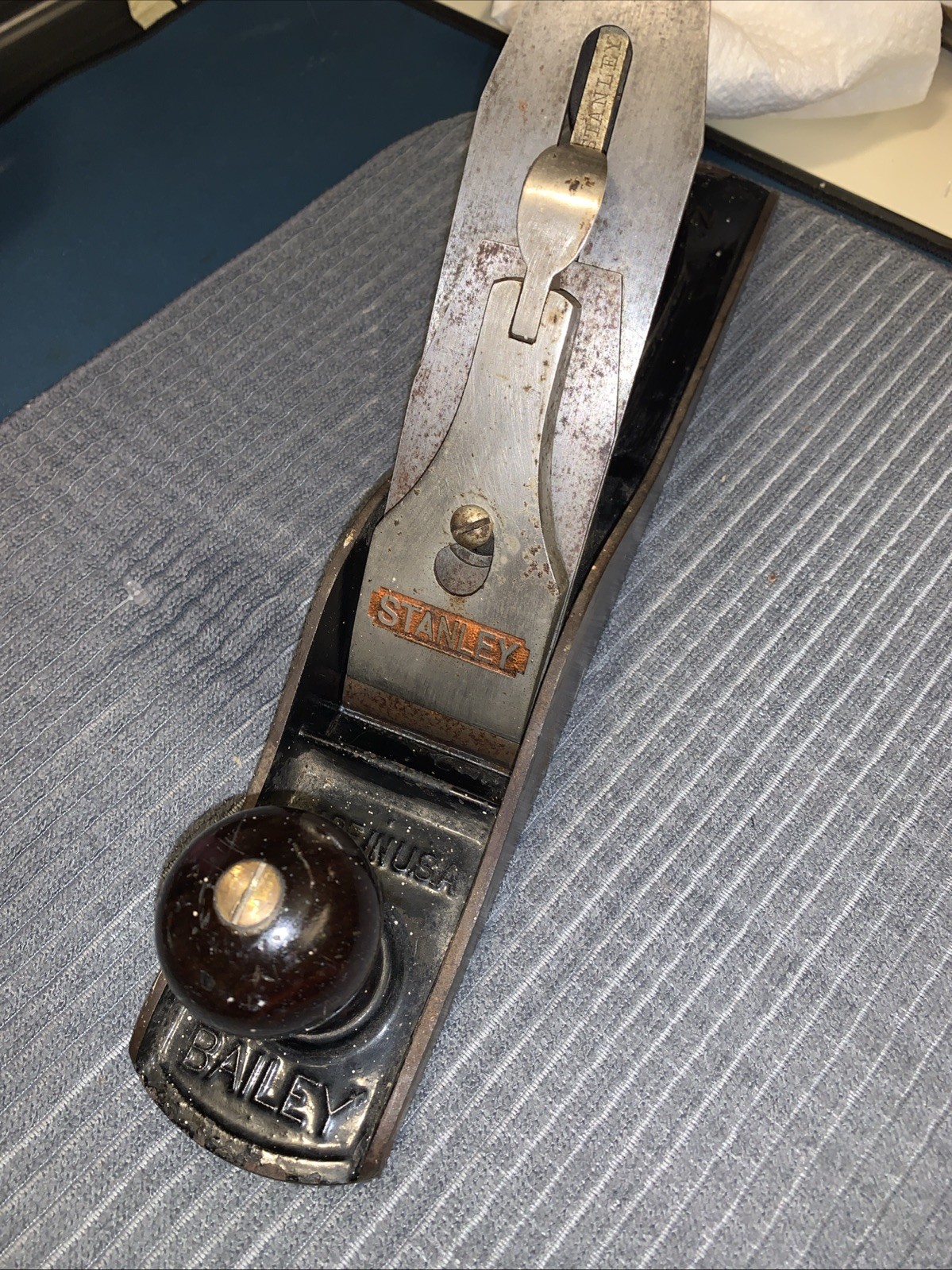 Stanley Bailey No 5 Wood Plane USA Antique Vintage Tools