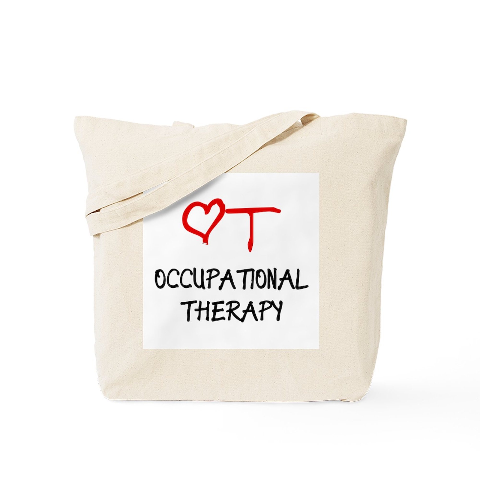 CafePress Occupational Therapy Heart Tote Bag (67156888)