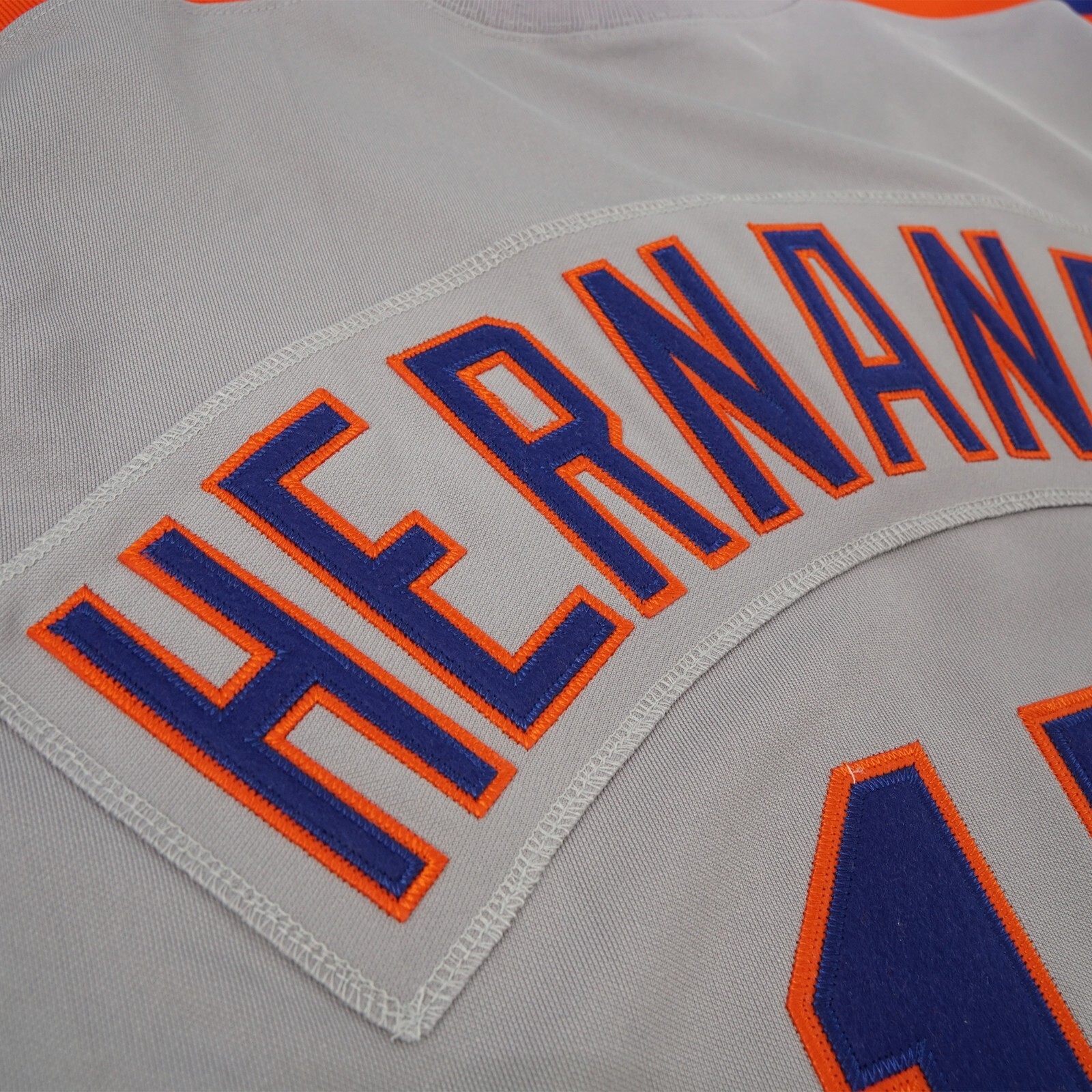 Keith Hernandez 1986 New York Mets Grey Road Cooperstown Jersey w/ 25th Patch