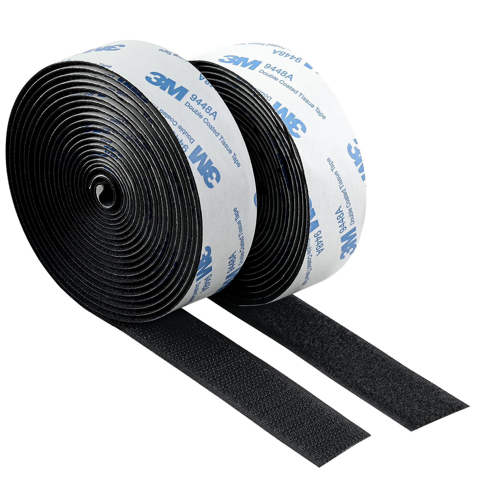 3M Hook and Loop Self Adhesive Tape Heavy Duty Adhesion Strip for Home, Office