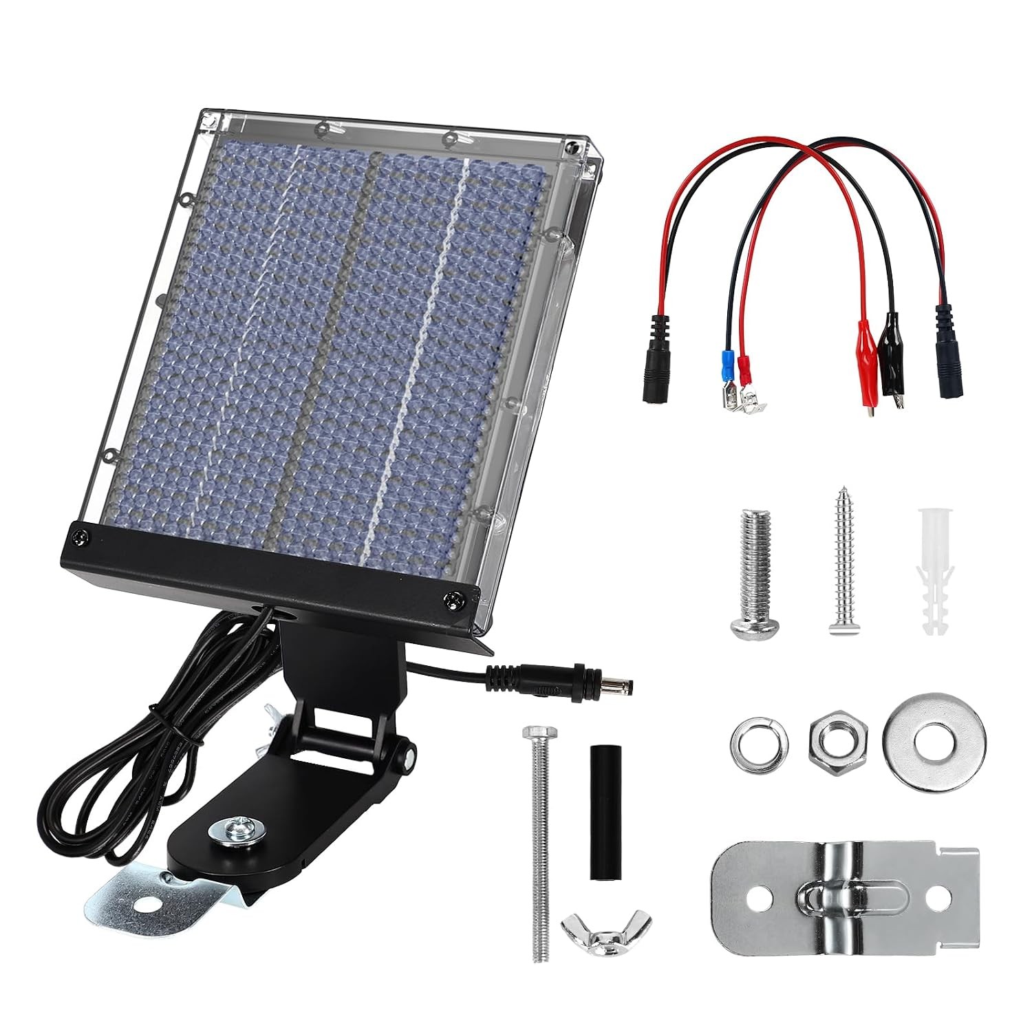 Upgraded Solar Panel for Deer Feeder, 12V Outdoor Hunting Feeder Solar Panel, An