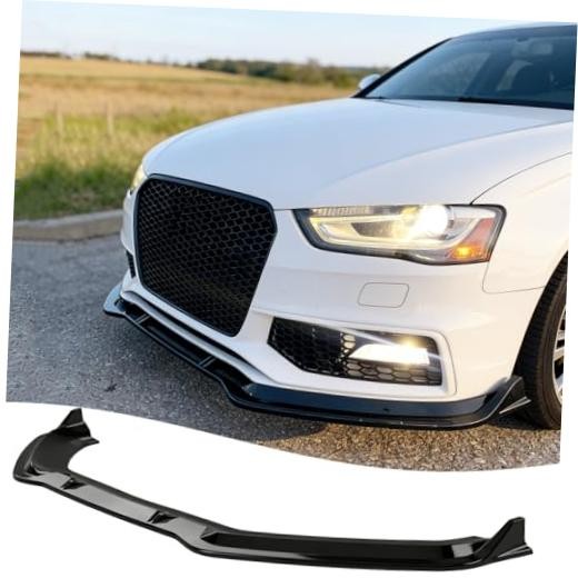 STSEV01 Front Lip Splitter Spoiler for Audi A5 A4 2008-2016 Accessories | (for