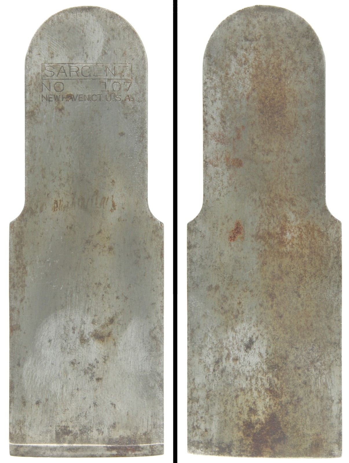 Original Cutting iron for Sargent No. 107 Block Plane - mjdtoolparts