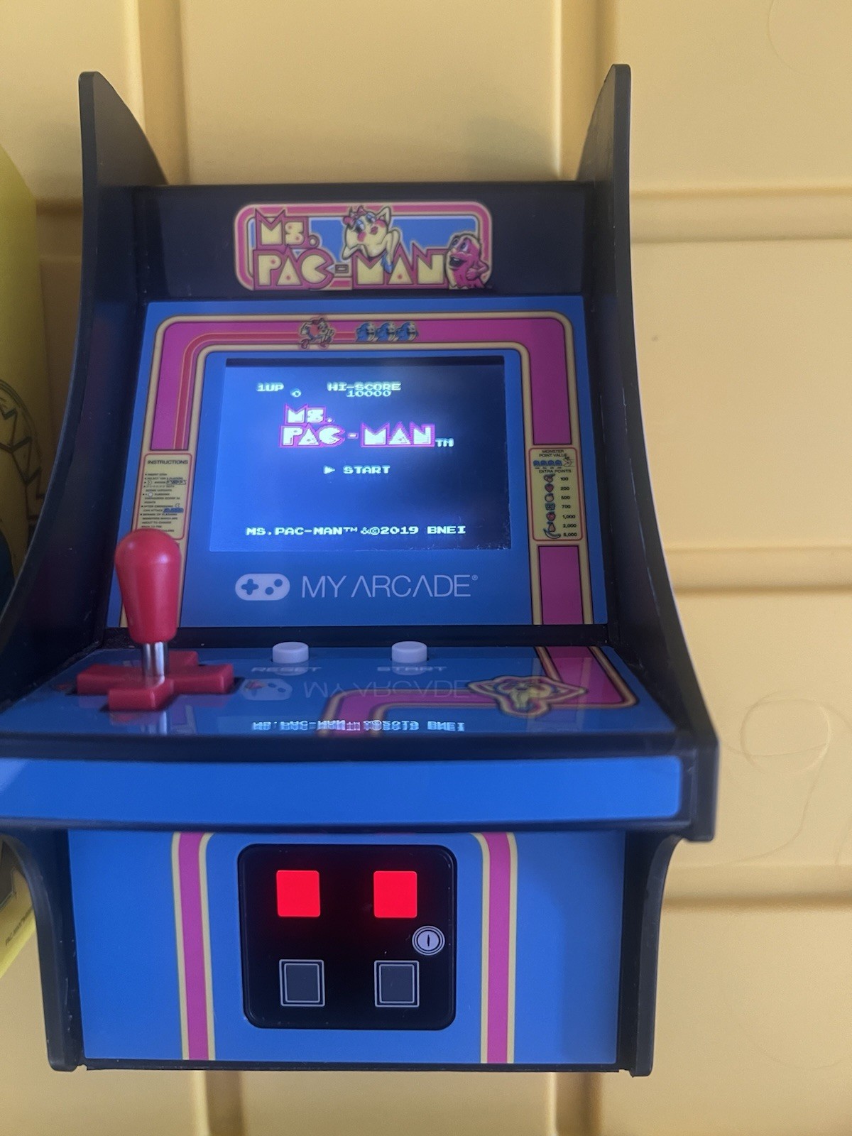 My Arcade Pac-Man and ms Pac-Man Micro Player Pro USB-C Battery