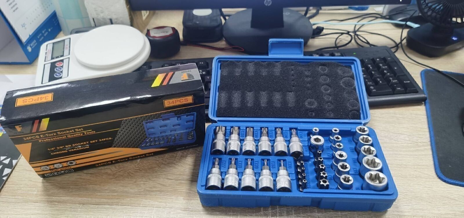 Inverted Torx Socket Master Set E4 to E20 T-Style Bits Tamper Resistant Gearzaar