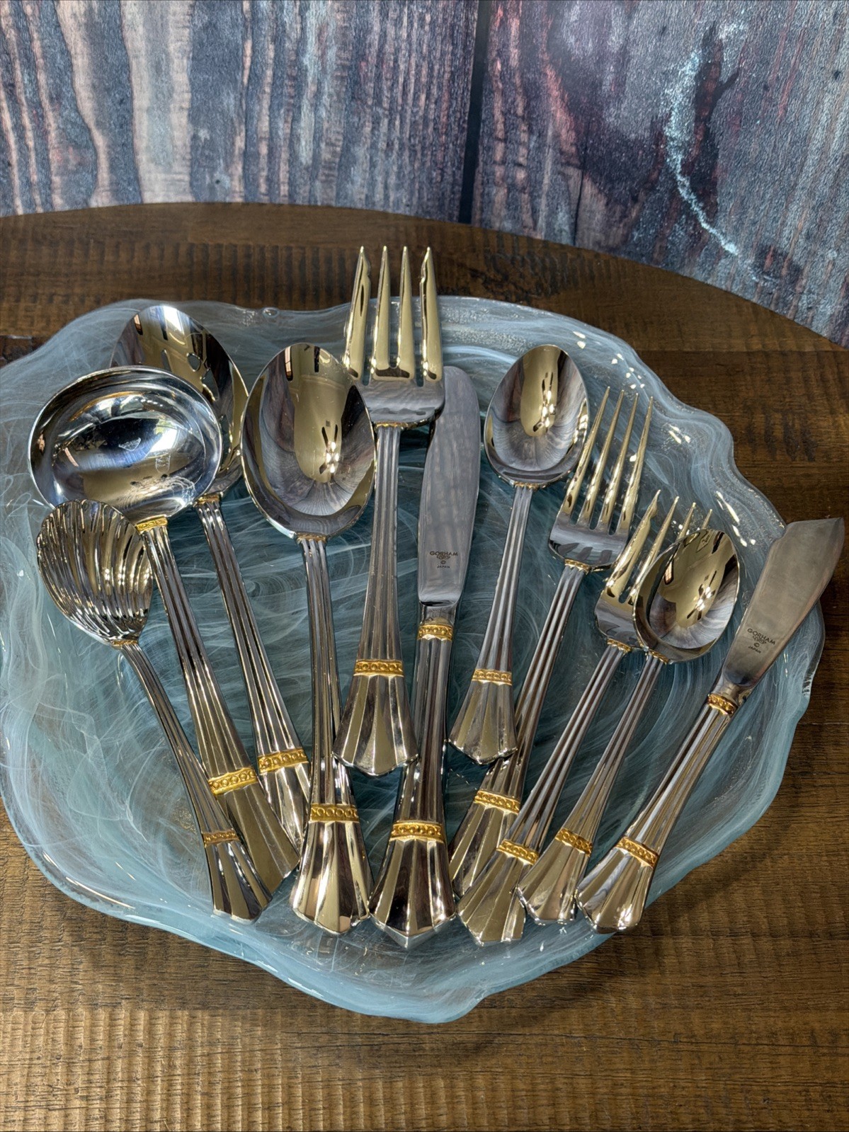 Gorham GOLDEN DANUBE Stainless Glossy Gold Silverware YOUR CHOICE Flatware