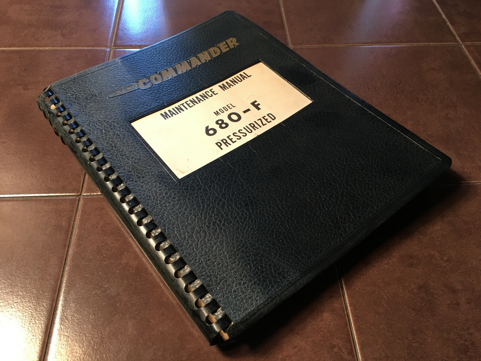 Rockwell Pressurized Aero Commander 680F Maintenance Manual