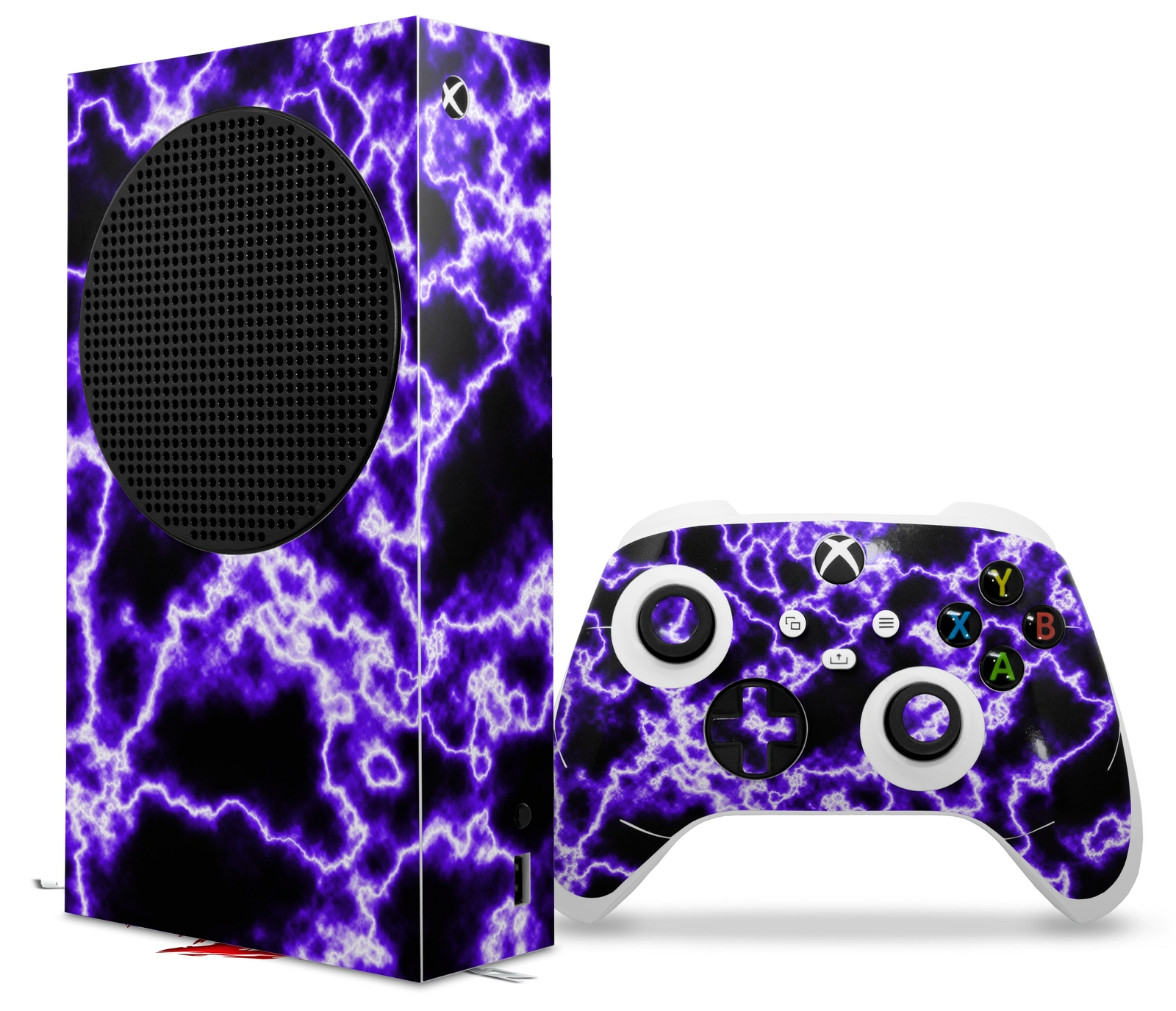 Skins XBOX Series S Console Controller Electrify Purple