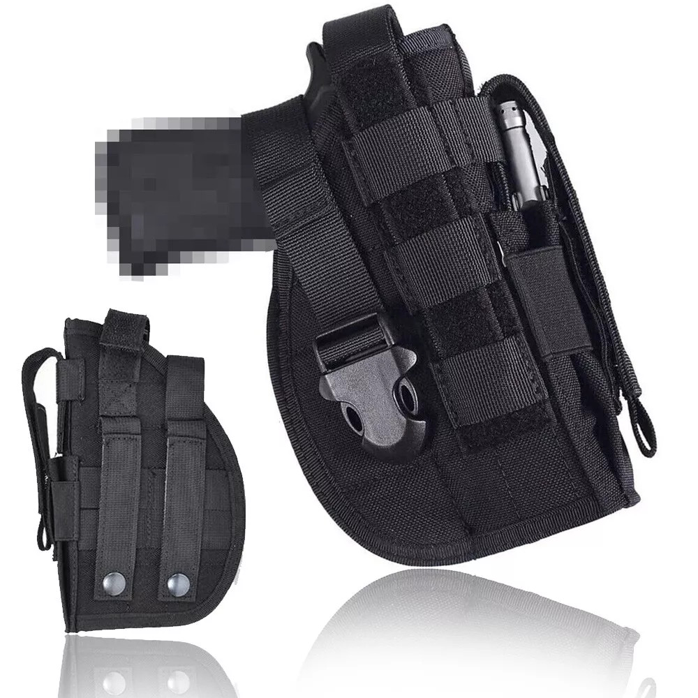 Handguns with Laser or Light Attachment Tactical Right Hand Pistol Gun Holster