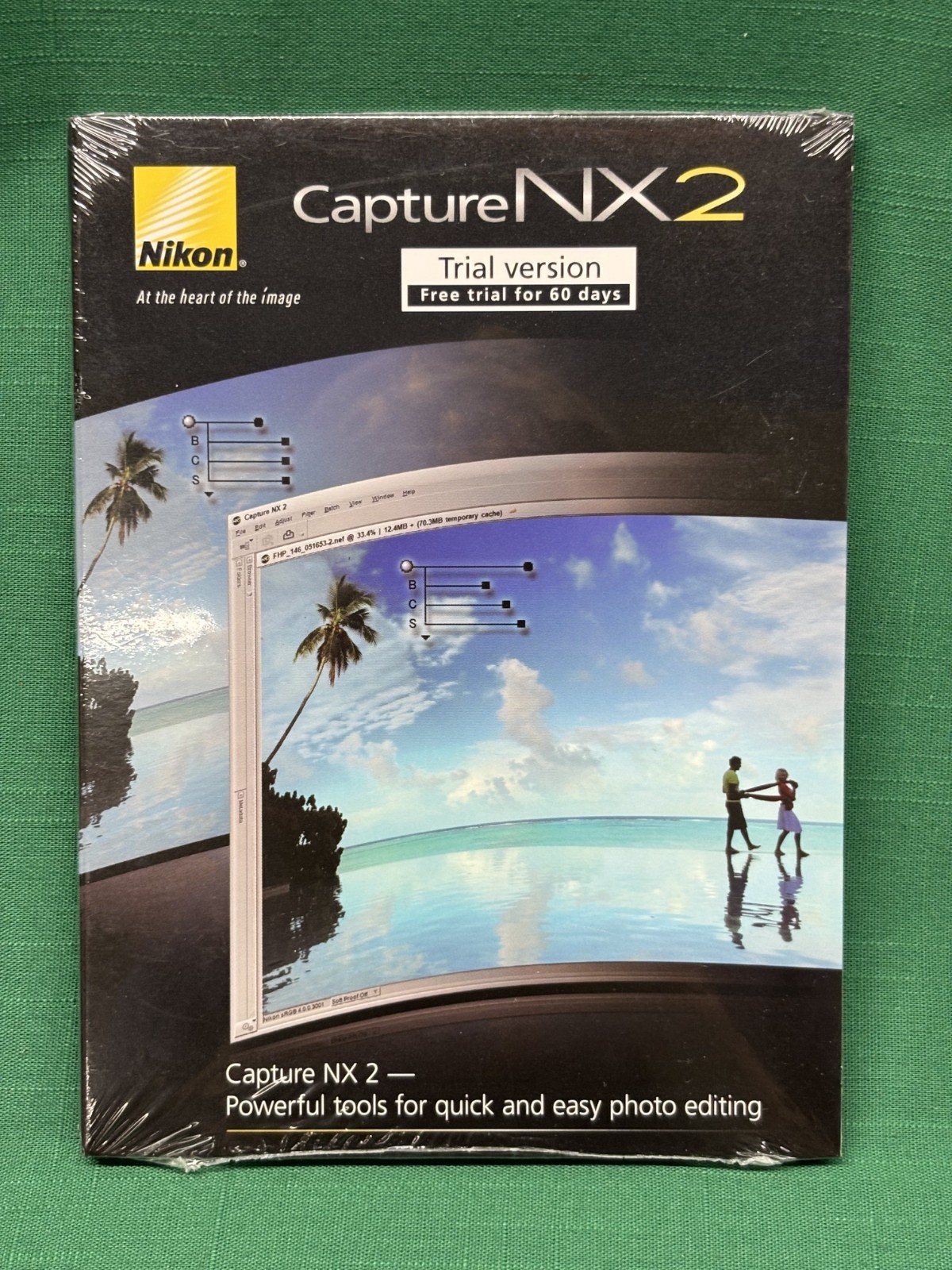 SEALED Nikon Capture NX 2 Camara Software CD Trial Version  Windows & Mac (11H)