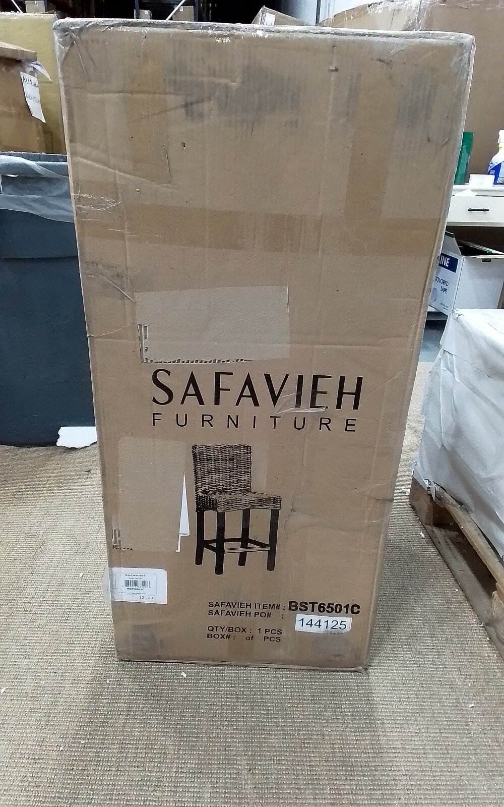 Safavieh TOBIE RATTAN COUNTER STOOL, Reduced Price 2172734472 BST6501C