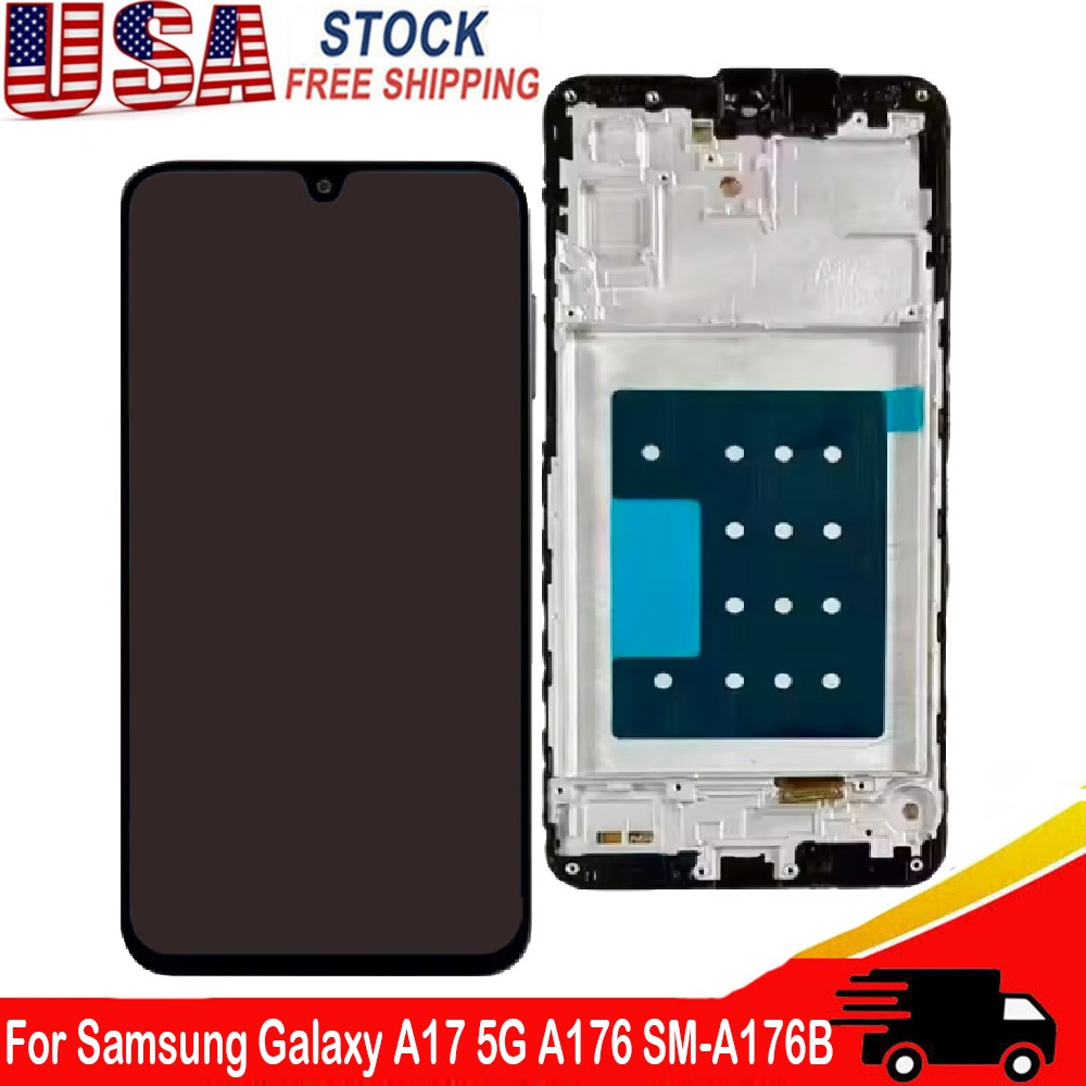 For Samsung Galaxy A17 5G SM-A176B TFT Display LCD Touch Screen Digitizer +Frame