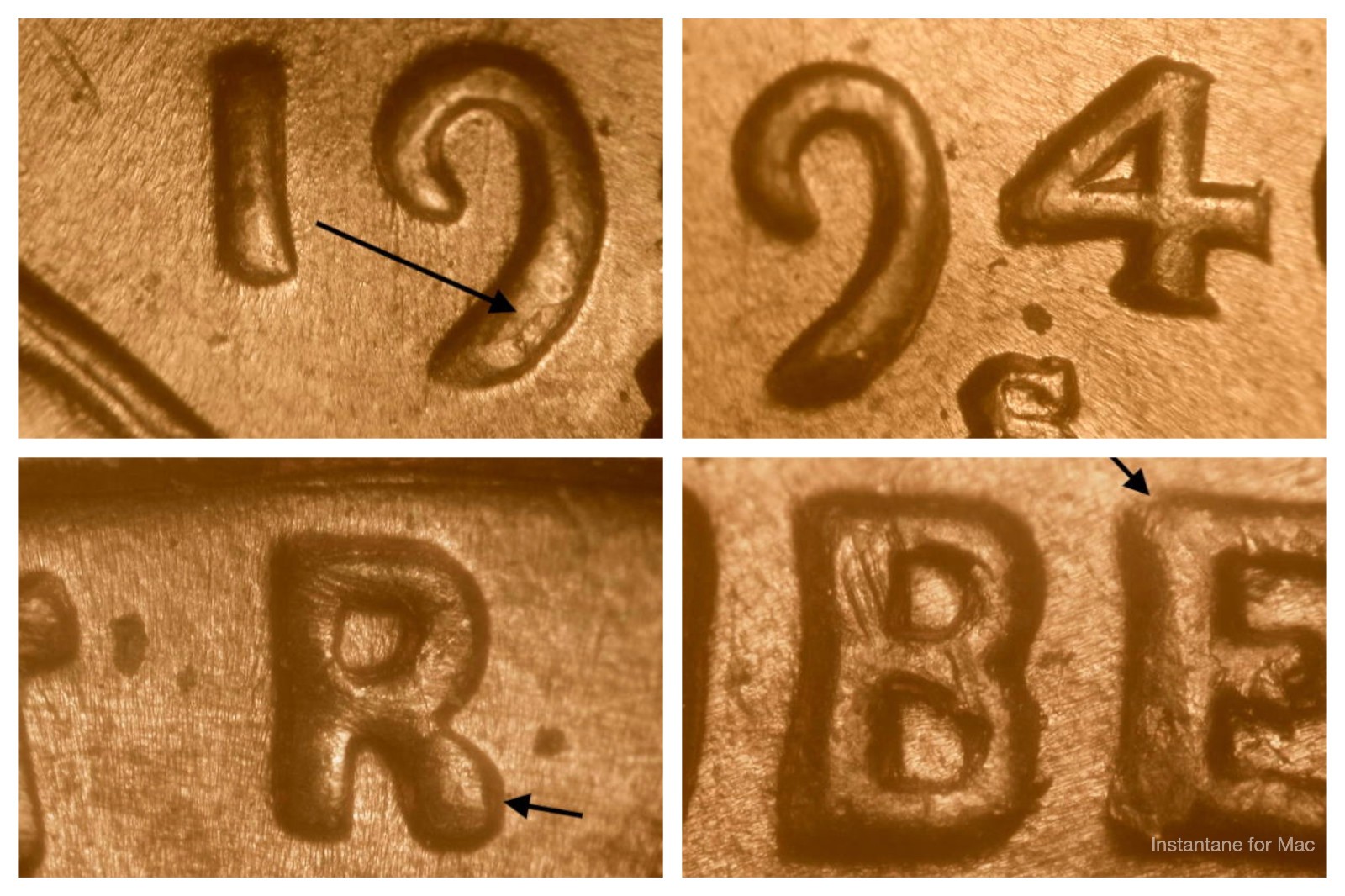 1940 S DDO-002+DDR-004  Ch/Gem BU/Uncirculated Red Lincoln Cent#7