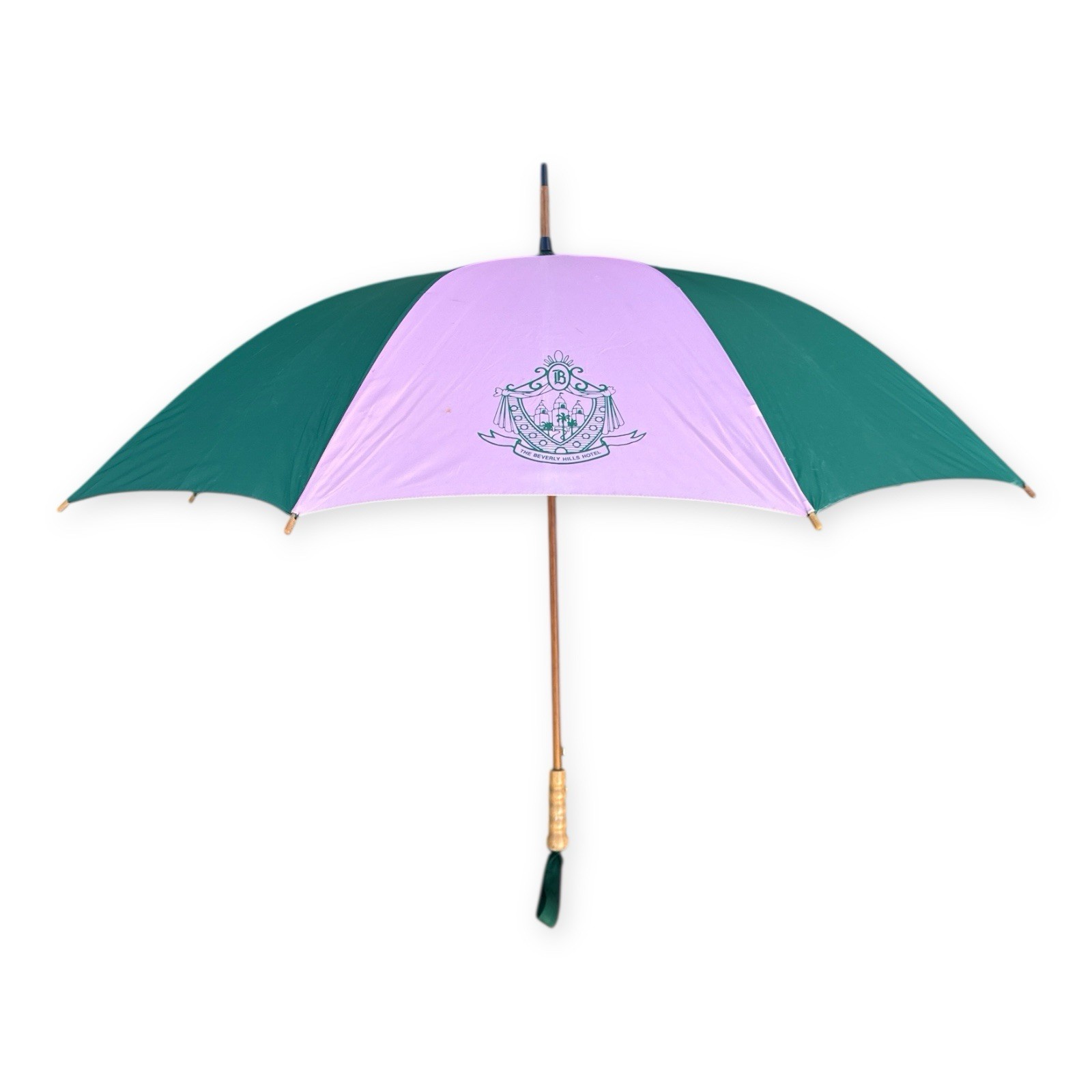 Beverly Hills Hotel Umbrella Green Pink