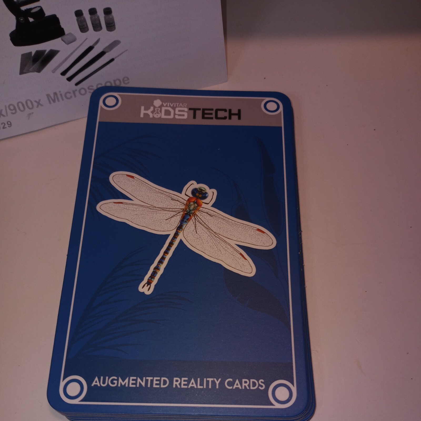 Vivitar Kids Tech Diecast Microscope Kit & Augmented Reality Cards VA90029