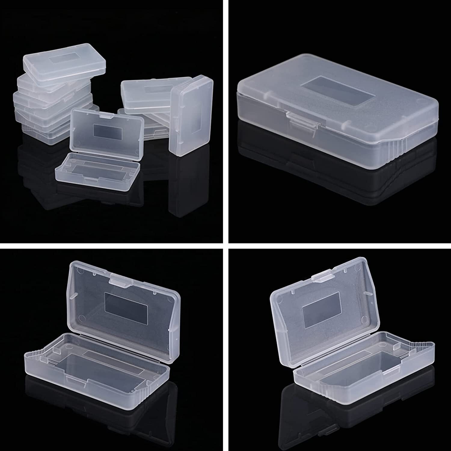 1-50 Lot Clear GBA Games Dust Covers Cartridge Cases Nintendo Game Boy Advance
