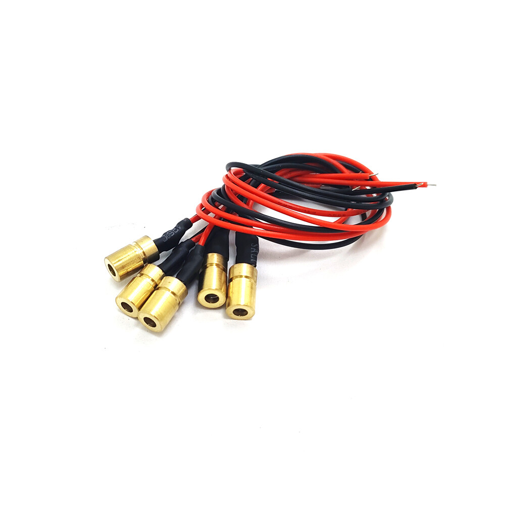 5x Mini Dot Infrared Laser Diode Module 780nm 3mw with Built-in Driver 6x10mm