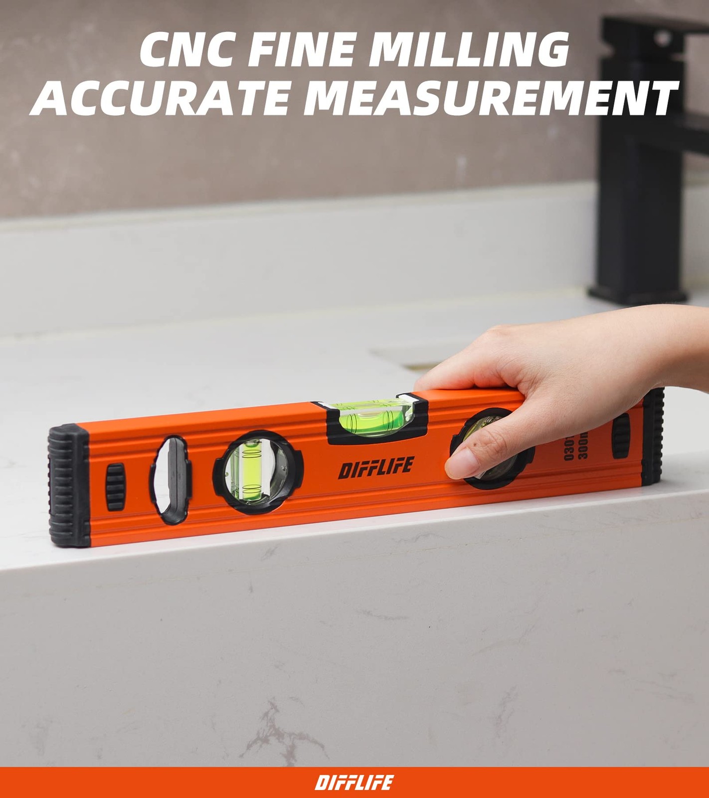 Yellow 12 Inch Aluminum Torpedo Level Bubble Level Tool