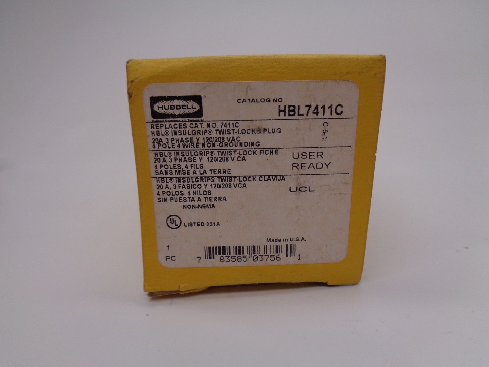 HUBBELL HBL7411C PLUG NSMP