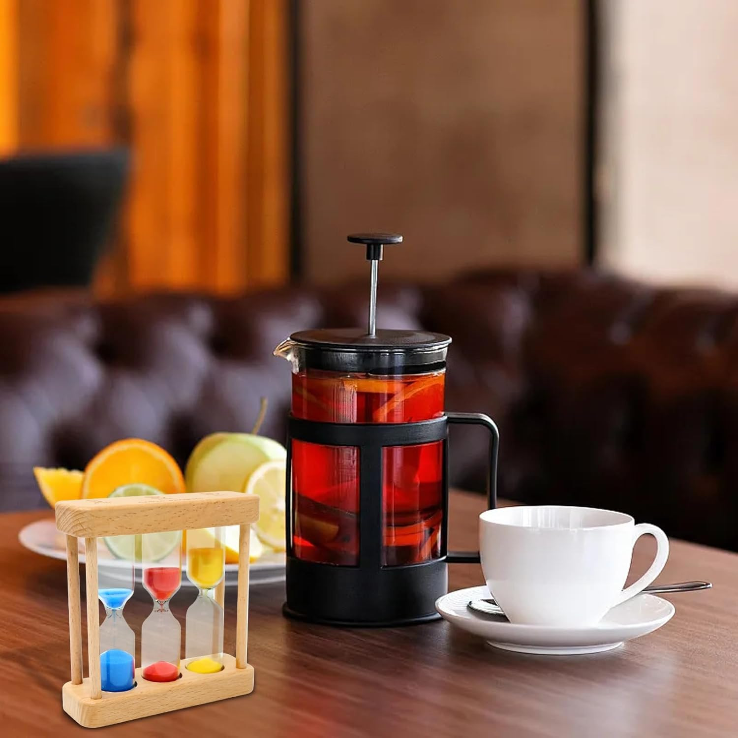 1PCS 1-3-5⭐Minute Sand Hourglass⭐Timer Wood Frame Mini Sand Clock Timer🌟🌟🌟
