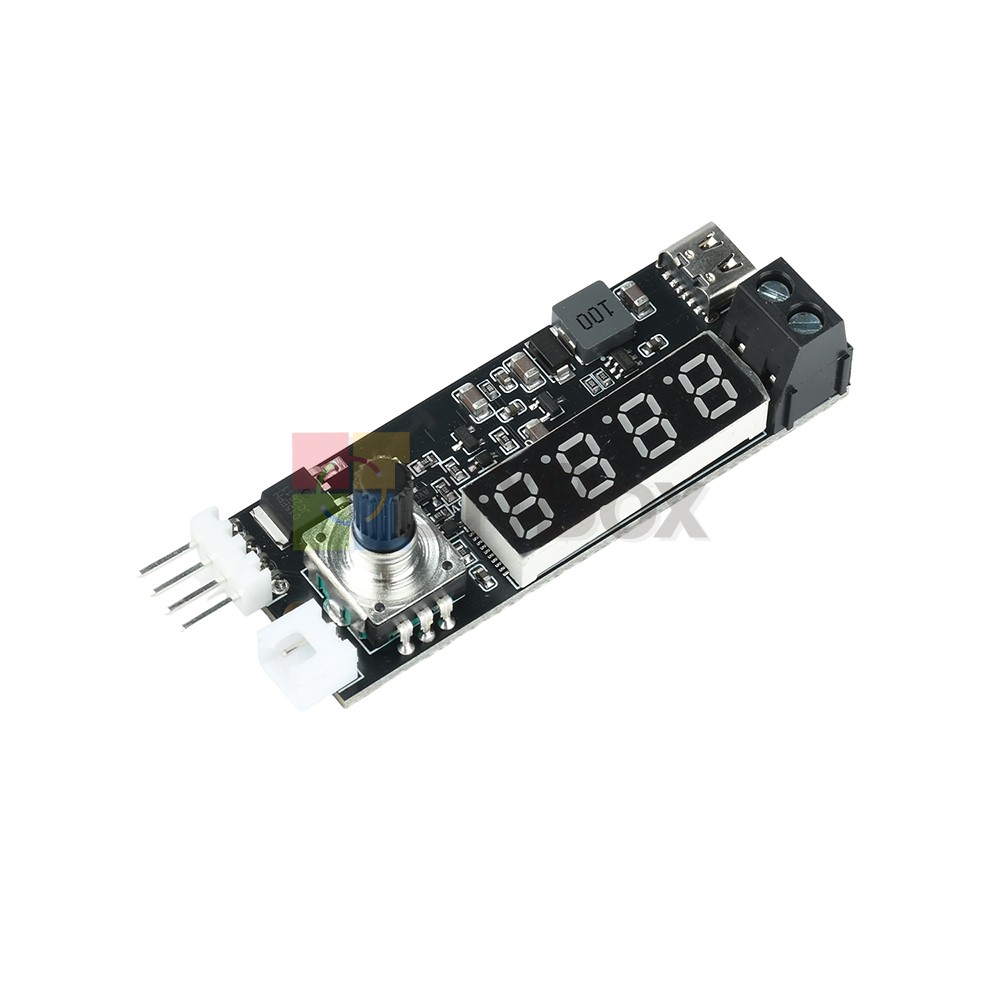 5V 12V 5A 4-Wire PWM Fan Speed Control Module Smart Temperature Control +Display