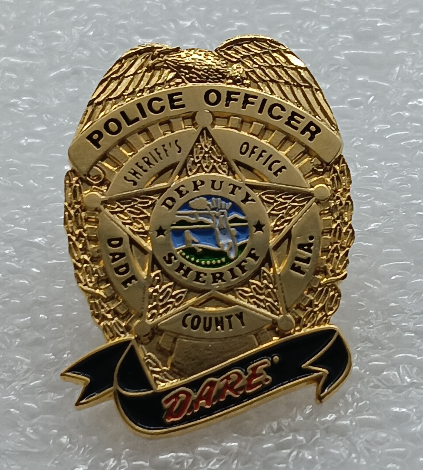 Sheriff Office Deputy Sheriff Dade County Dare Pin