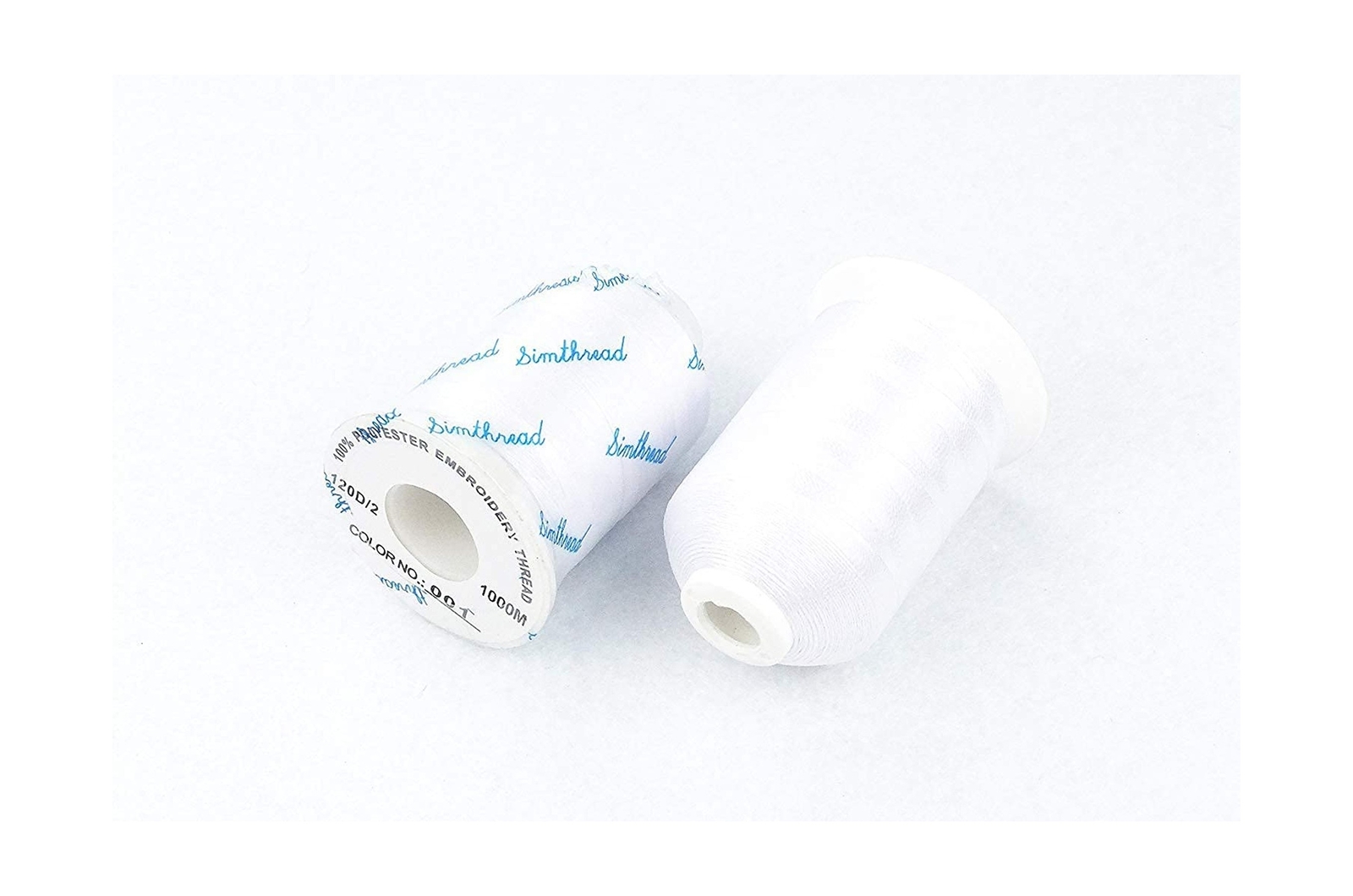 Simthread Value Pack Bundle Add-ons | Madeira 120 Colors Kit & 6 White Machin...