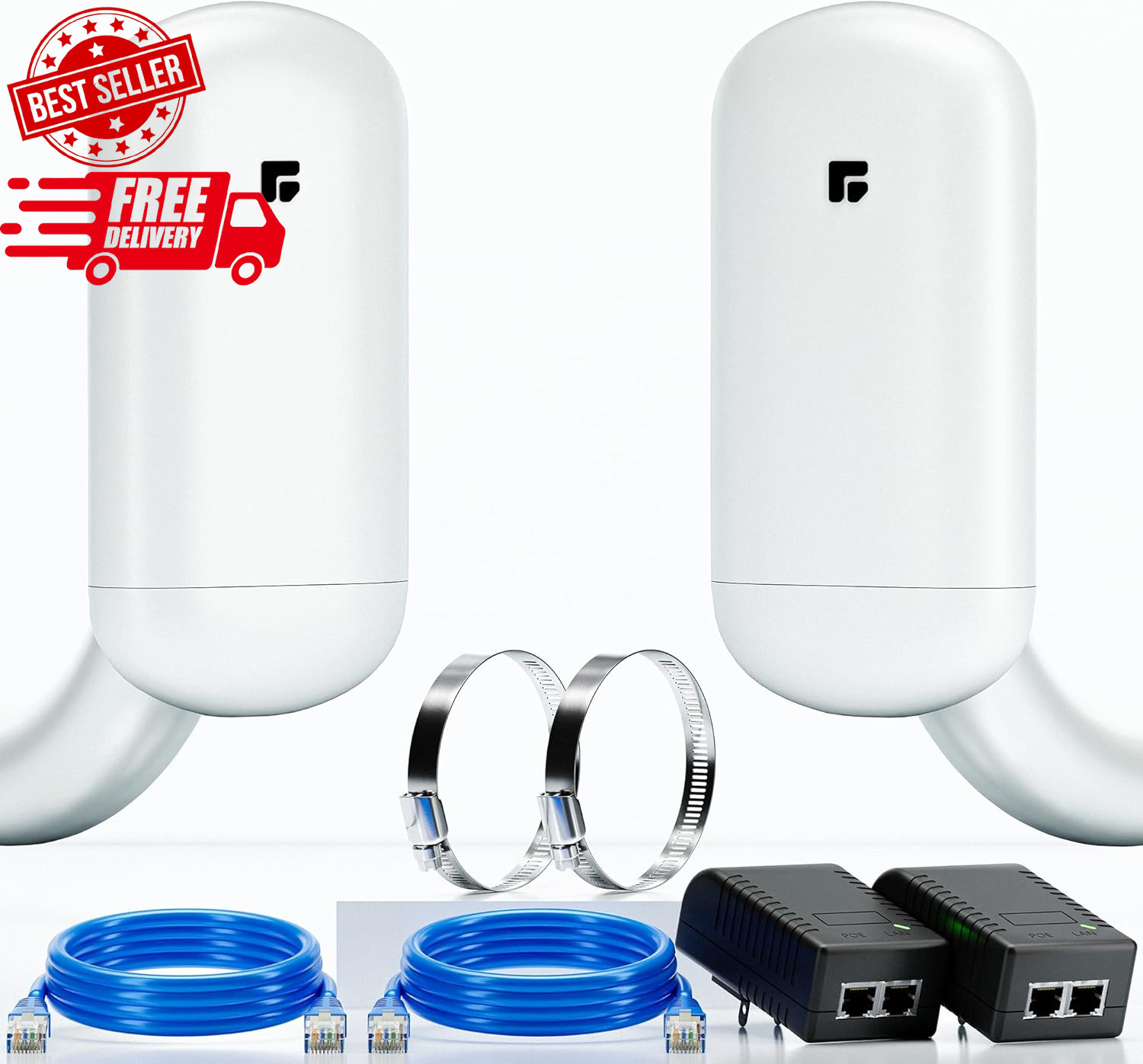 Wireless Bridge, 2KM 5.8G Point to Point Outdoor CPE, CPE Long Range SHIPS FREE