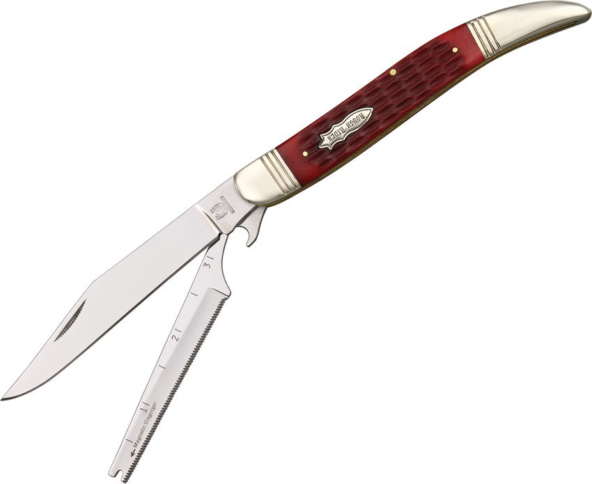 Rough Rider Fish Knife RR1401 Stainless Bone Folding